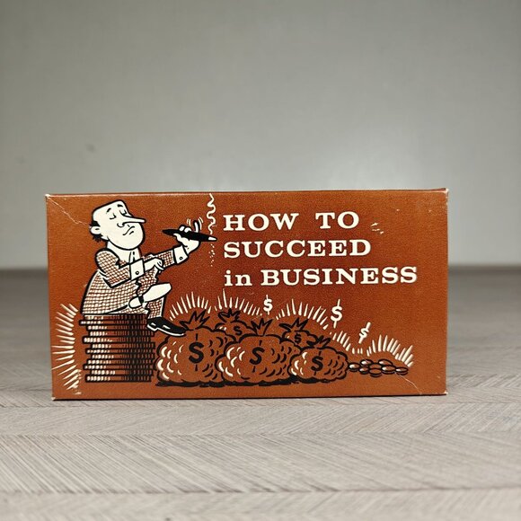How To Succeed In Business Screw Everybody Vintage Gag Gift Set 1968 Retro Humor - Picture 2 of 5